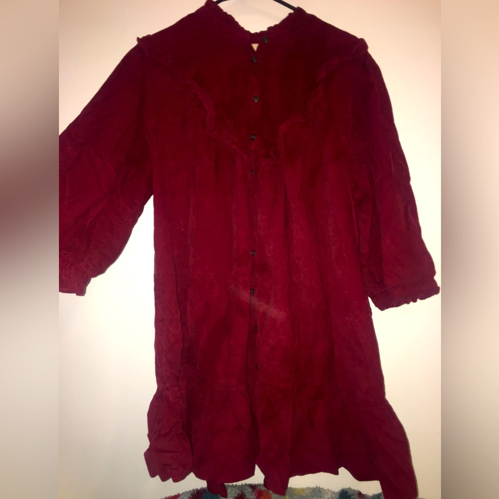 Universal threads xxl western style corduroy dress